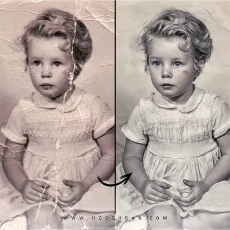 افزایش کیفیت عکس قدیمی